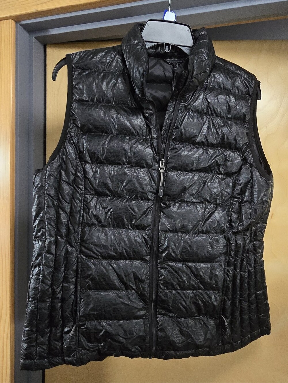 32 Degrees Black Quilted Puffer Vest - Sleeveless, Packable